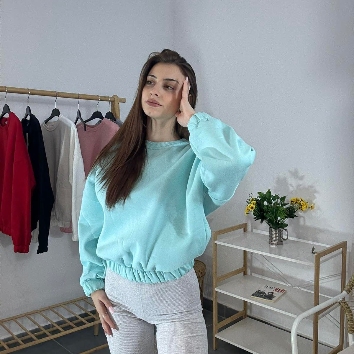 Дамски блуза Ева 3958 мента