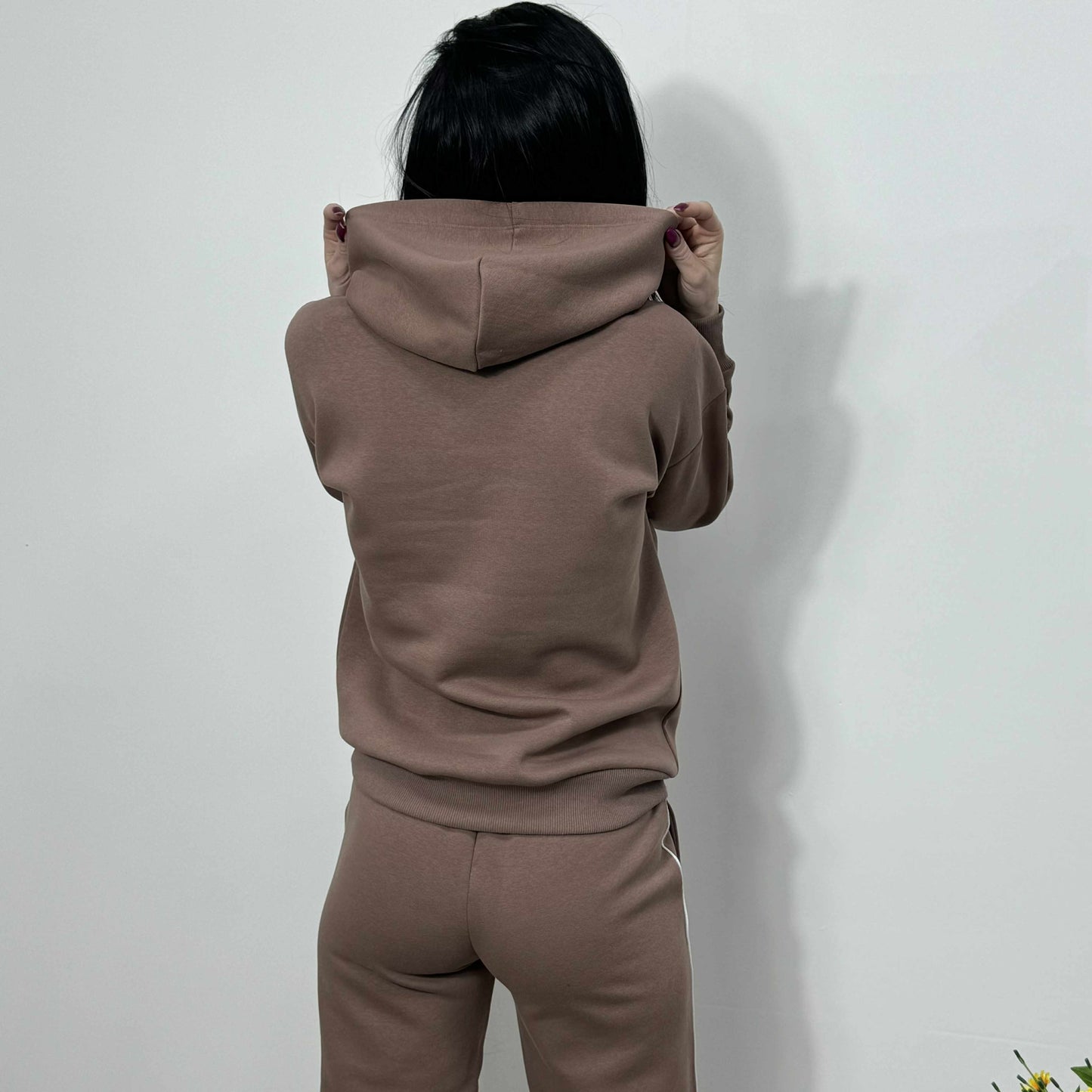 Удобен комплект Лили до 3XL кафяво-бежов (тауп / mocha)