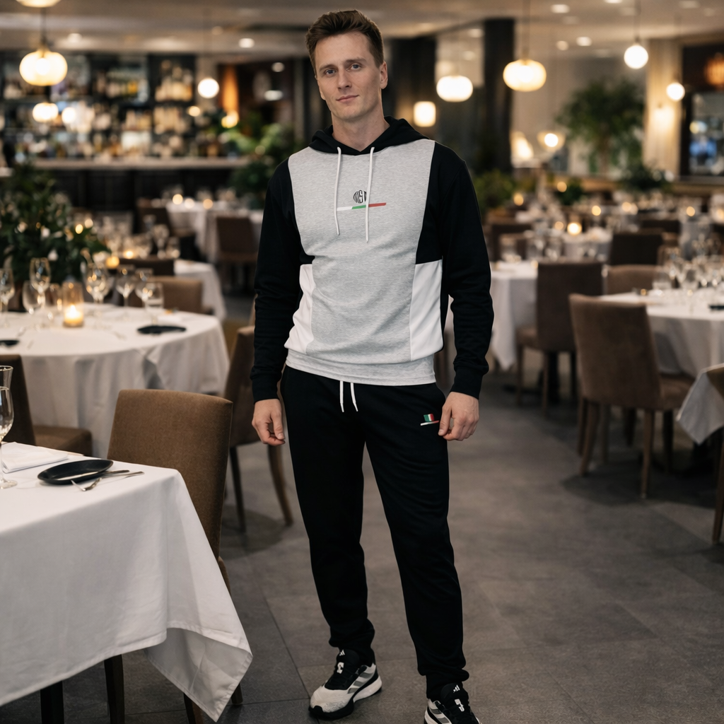 Български памучен комплект „Томи“ – Премиум комфорт сив