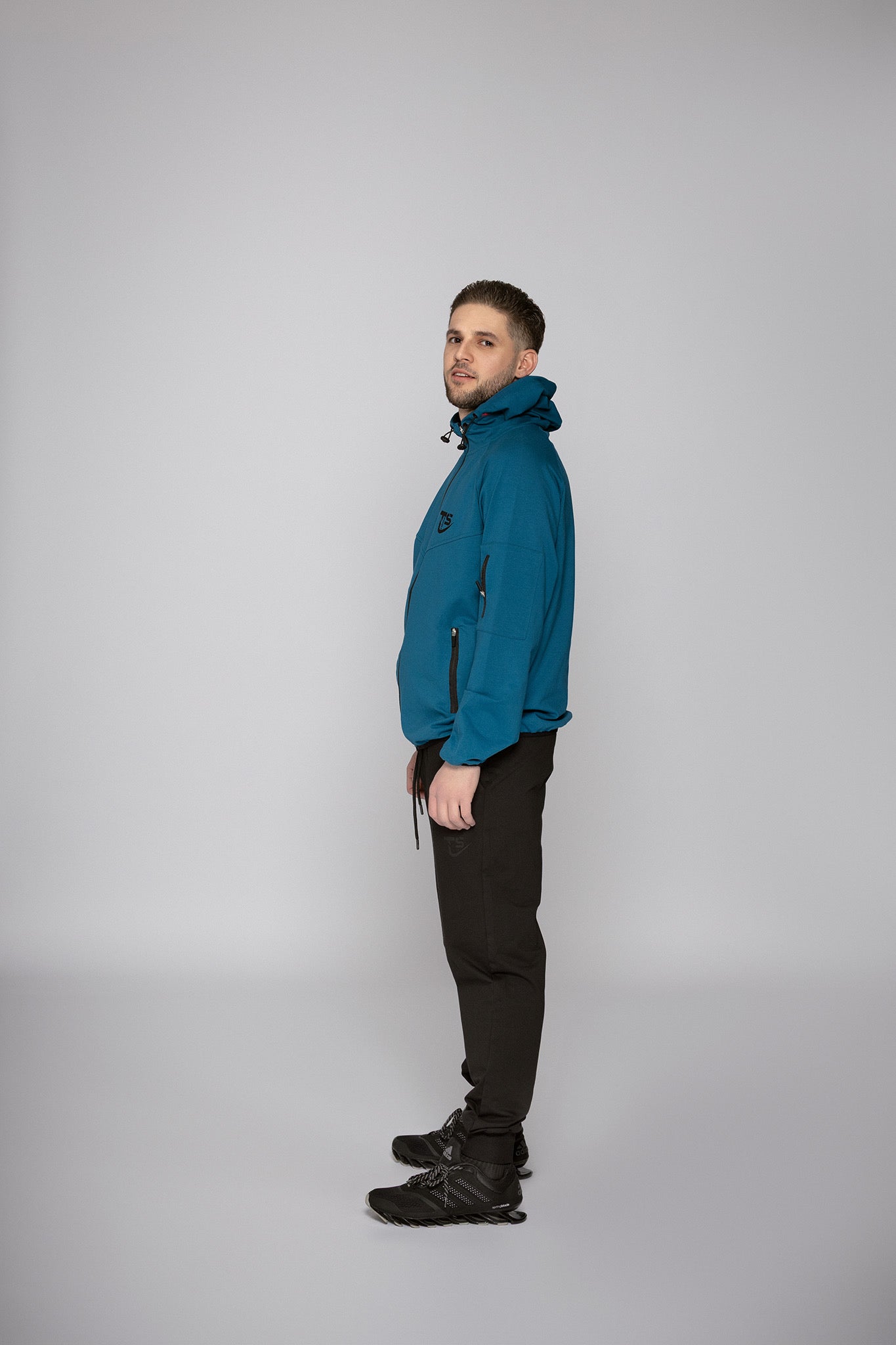 Мъжки спортен екип Иван TSB7B син Fit