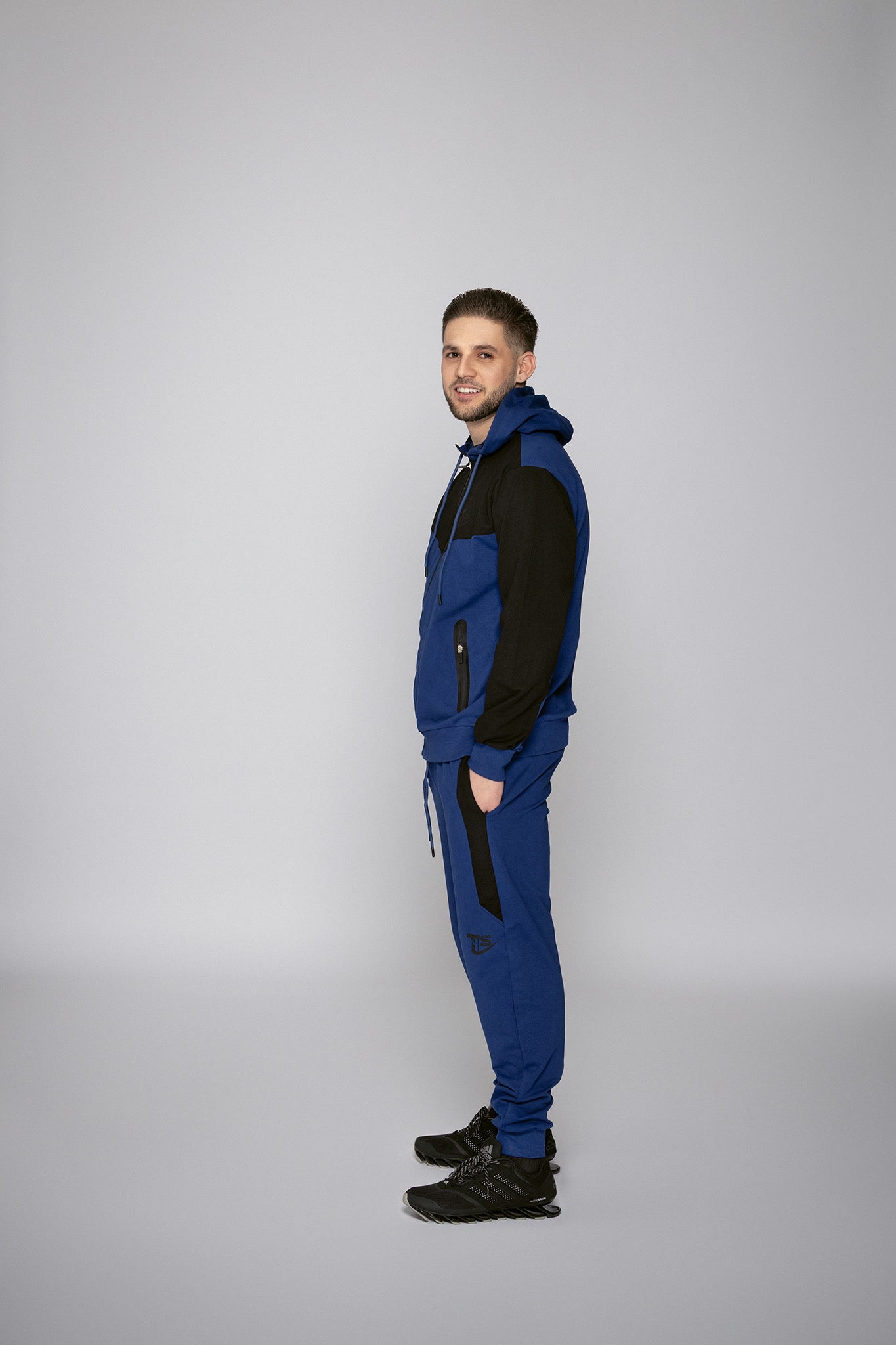 Мъжки спортен екип Марио TSB3А син Fit