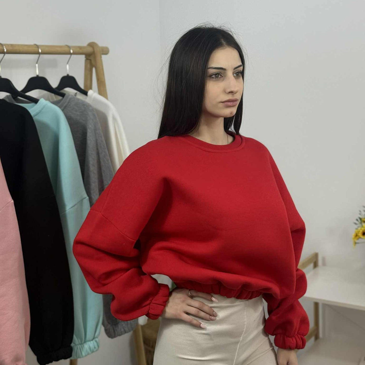 Дамски блуза Ева 3958 червена
