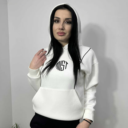 Български комплект Лили до 3XL Бял