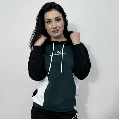 Български памучен комплект „София“ – Премиум комфорт тъмнозелен