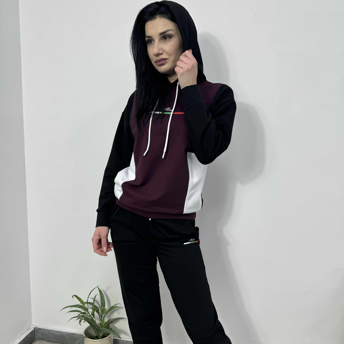 Български памучен комплект „София“ – Премиум комфорт Бордо