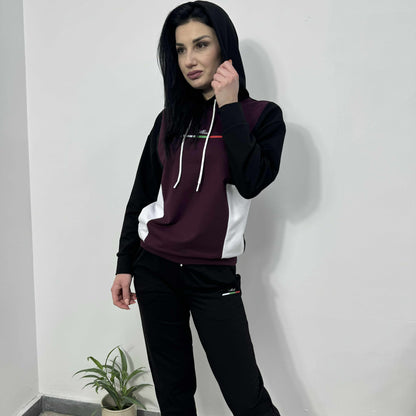 Български памучен комплект „София“ – Премиум комфорт Бордо