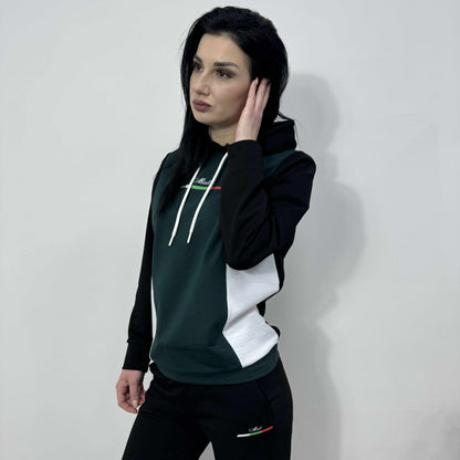 Български памучен комплект „София“ – Премиум комфорт тъмнозелен