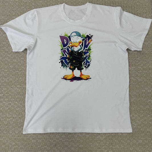 Мъжка тениска бяла "DUFFY"