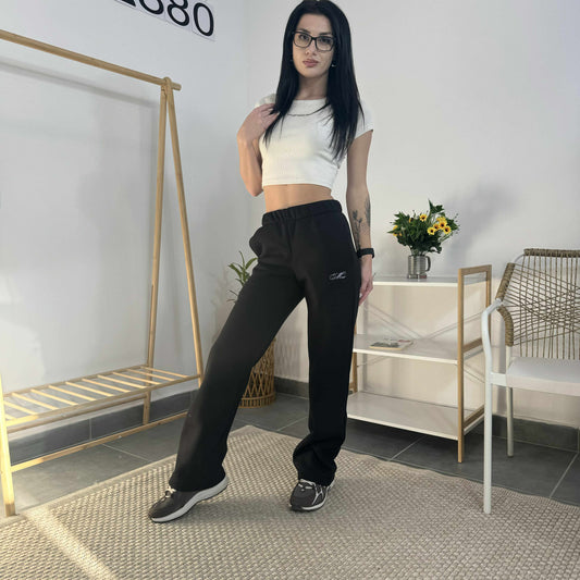 Спортно-елегантно долнище МИСТ - черен