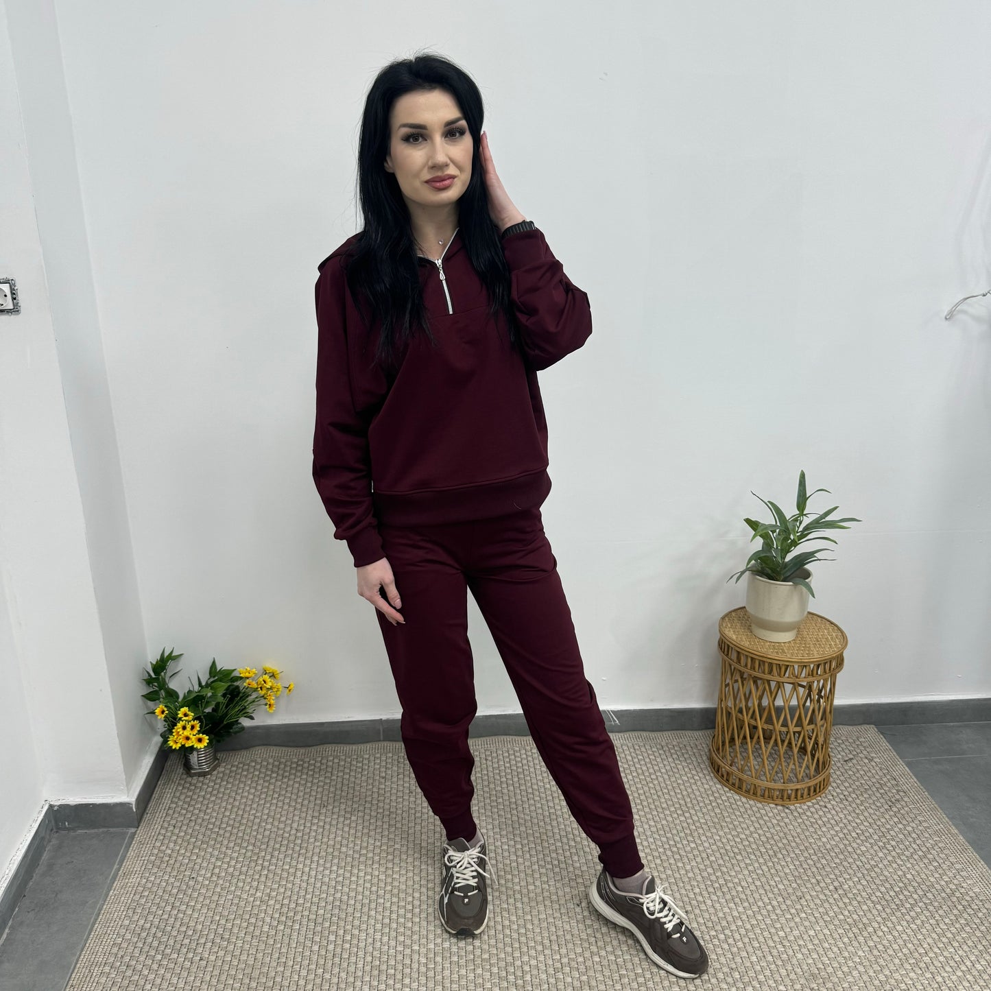 Модерен комплект Милена Dark Cherry