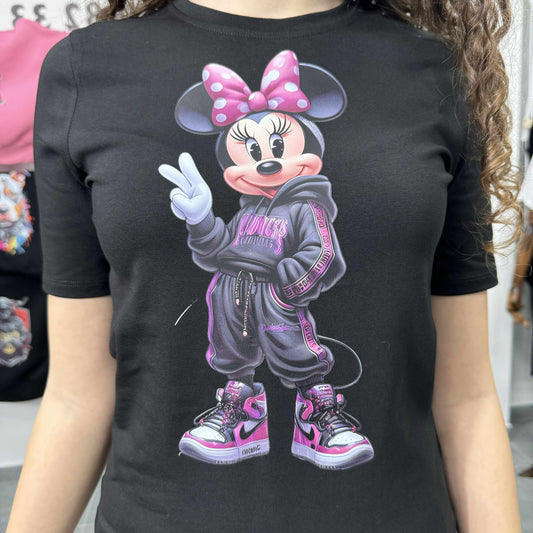 Дамска тениска Мини с кец