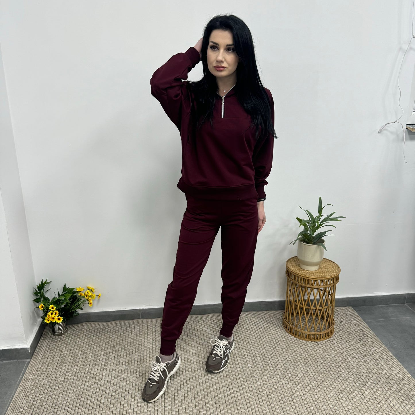 Модерен комплект Милена Dark Cherry