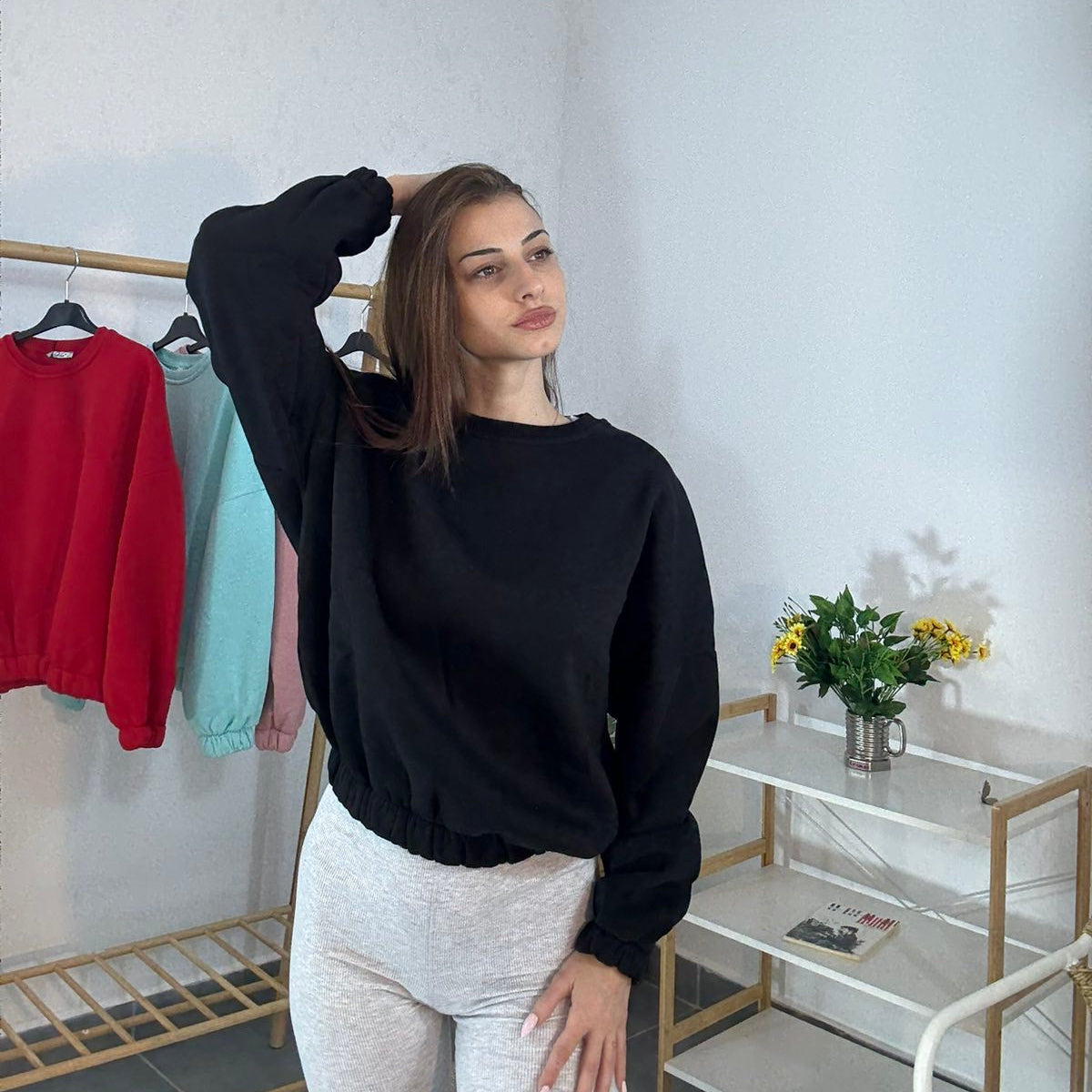 Дамски блуза Ева 3958 черна