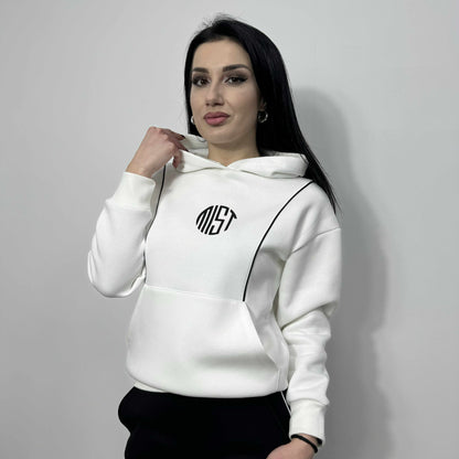 Български комплект Лили до 3XL Бял