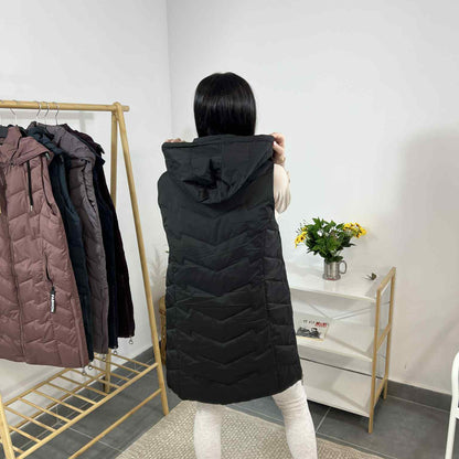 Дамска грейка с плътна вата и ефектни детайли Fashion черна