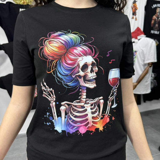 Дамска тениска Skeleton