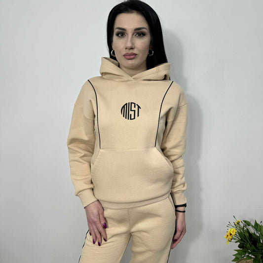 Модерен комплект Лили до 3XL Бежов Сахара