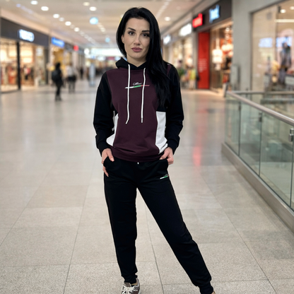 Български памучен комплект „София“ – Премиум комфорт Бордо