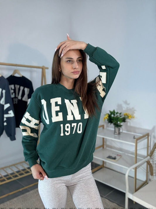 Блуза Феникс H5536 зелен