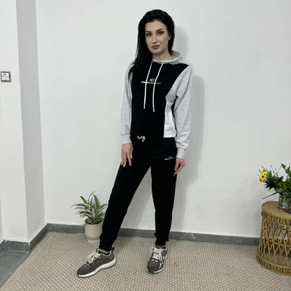 Български памучен комплект „София“ – Премиум комфорт черен