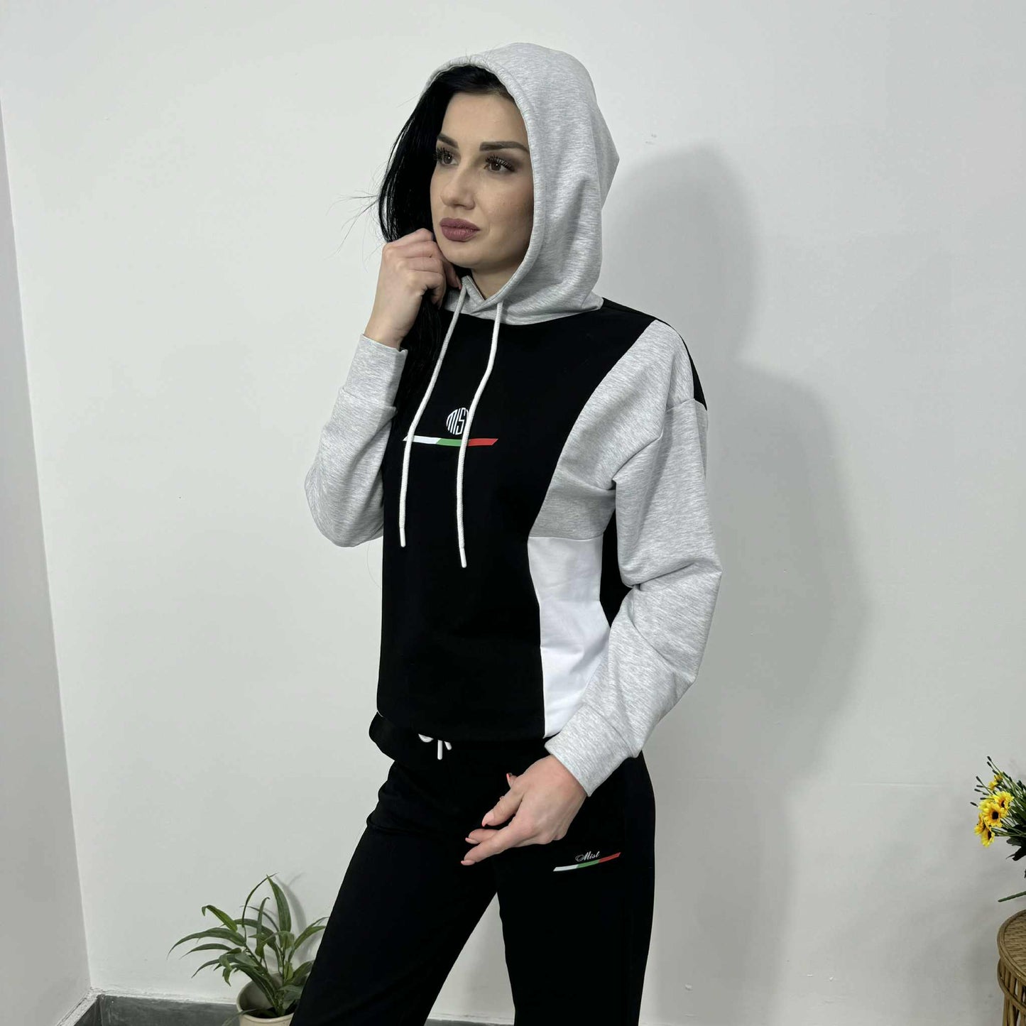 Български памучен комплект „София“ – Премиум комфорт черен