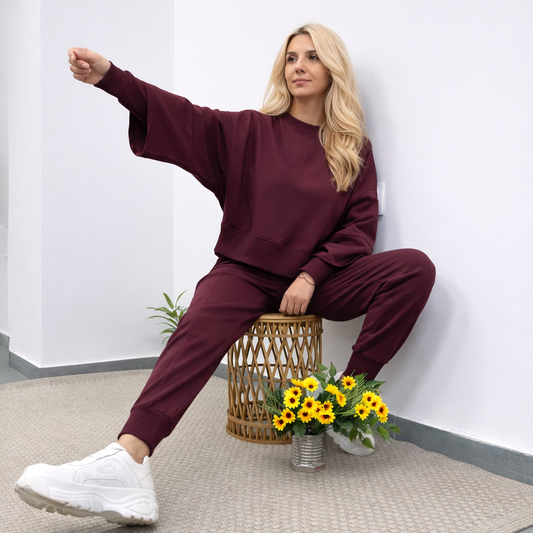 Модерен комплект Рая цвят Бордо