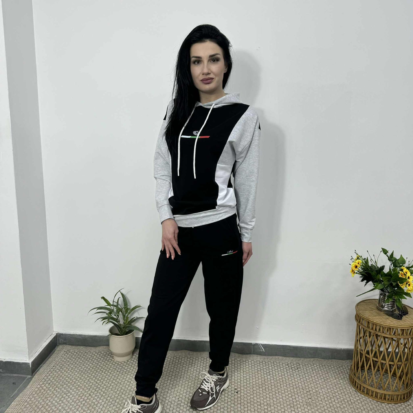 Български памучен комплект „София“ – Премиум комфорт черен