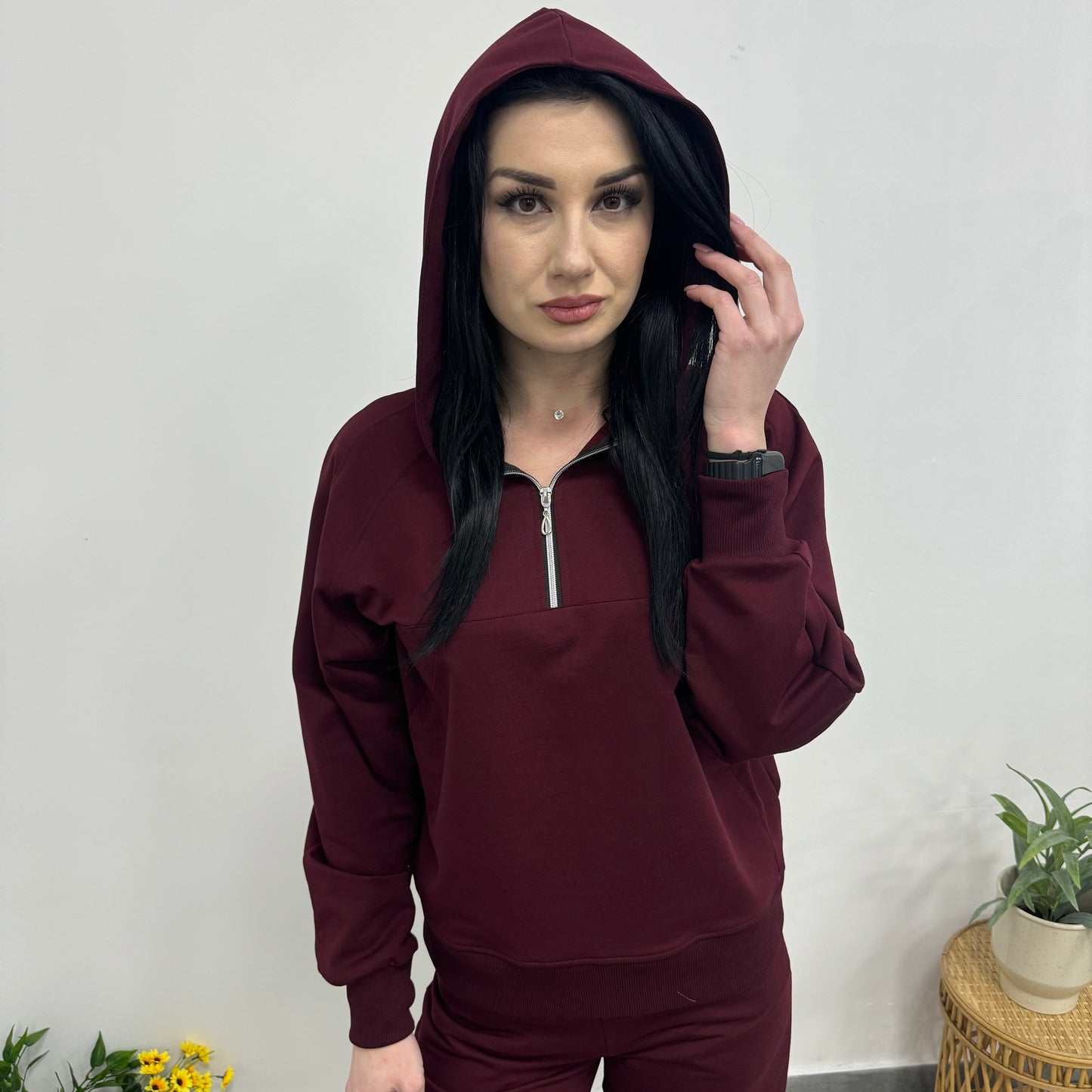 Модерен комплект Милена Dark Cherry