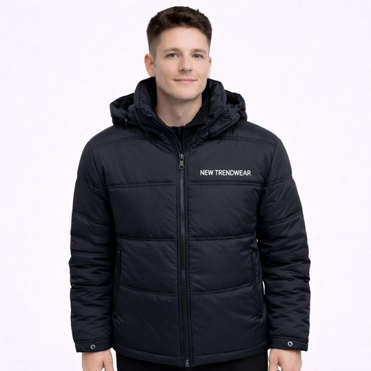 Зимно яке със сваляща се качулка