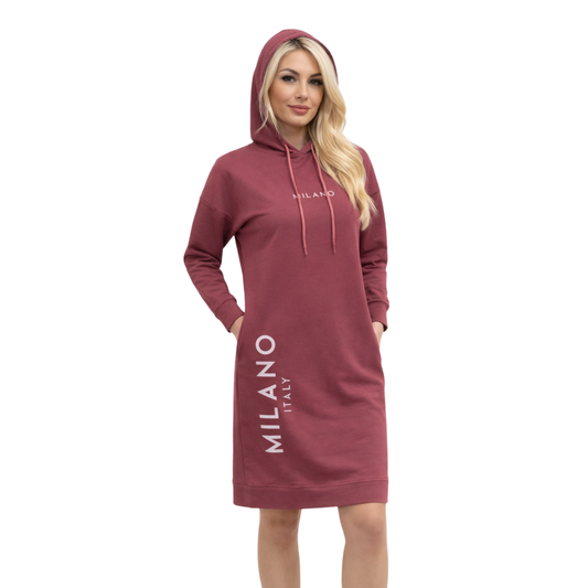 Модерна рокля Milano by Mist Clay Rose