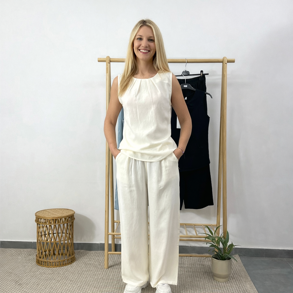 Дамски екип бял RR53