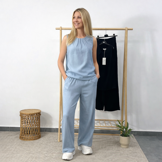 Дамски екип светло син RR53