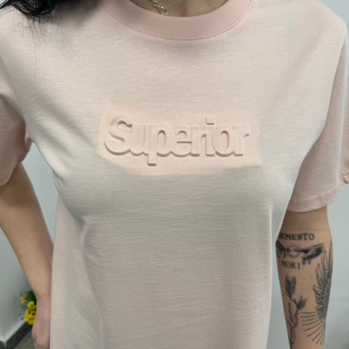 Памучна тениска Superior розова