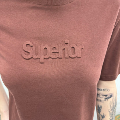 Памучна тениска Superior кафява