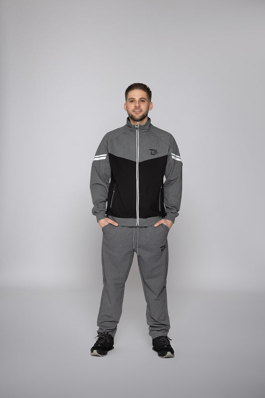 Мъжки спортен екип Милен TSB2А сив Fit