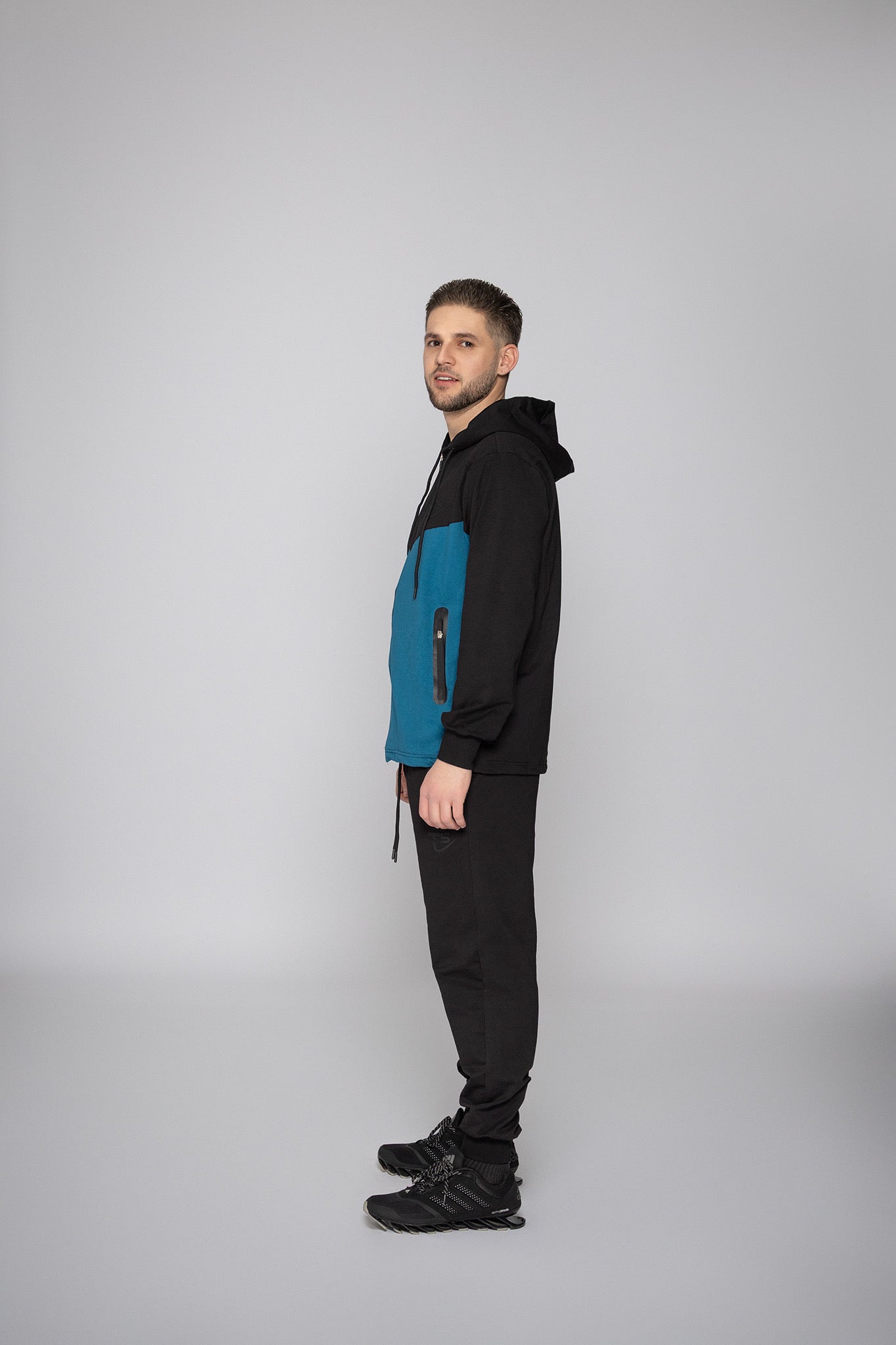 Мъжки спортен екип Ивайло TSB11B син Fit