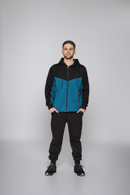 Мъжки спортен екип Ивайло TSB11B син Fit