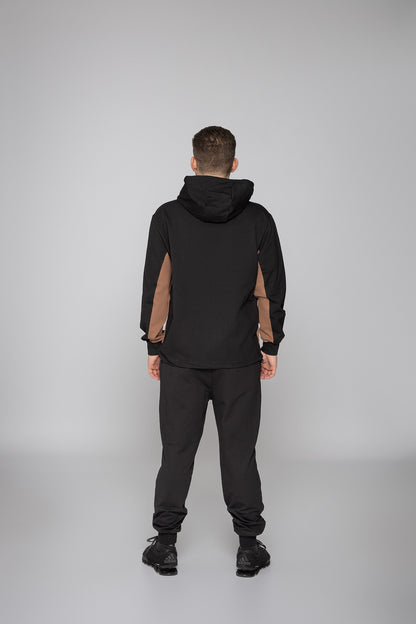 Мъжки спортен екип Ивайло TSB11B кафяв Fit