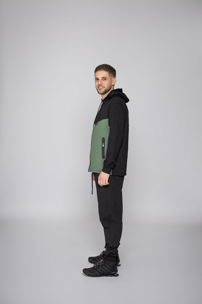 Мъжки спортен екип Ивайло TSB11А зелен Fit
