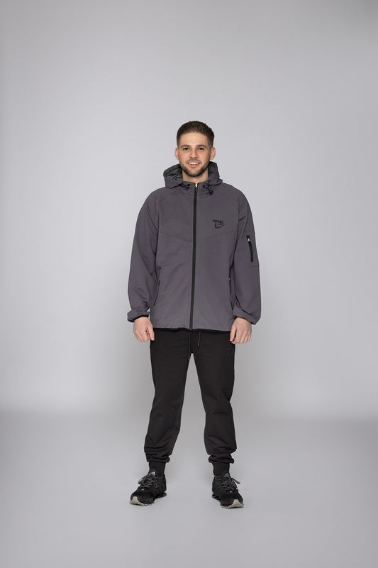 Мъжки спортен екип Иван TSB7B сив Fit