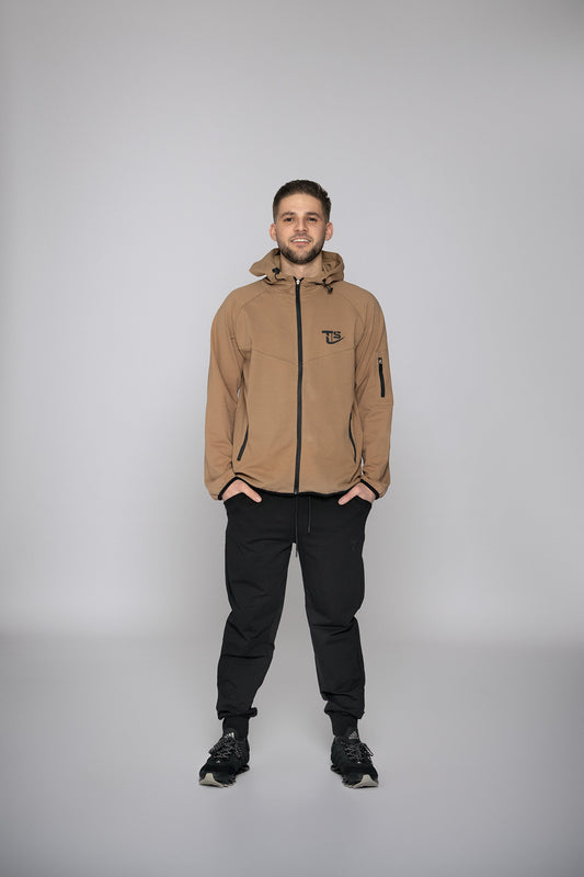 Мъжки спортен екип Иван TSB7А кафяв Fit