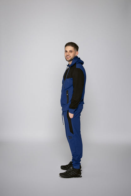 Мъжки спортен екип Марио TSB3А син Fit