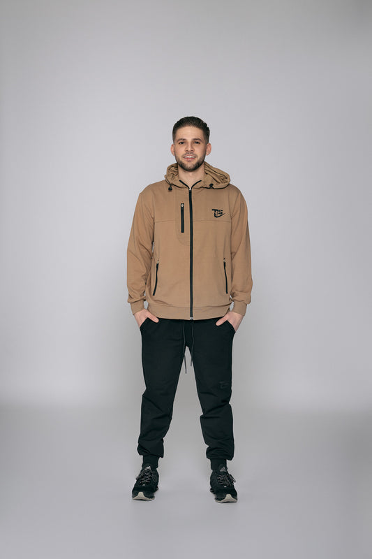Мъжки спортен екип Добри TSB9А кафяв Fit