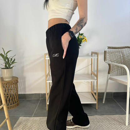 Спортно-елегантно долнище МИСТ - черен