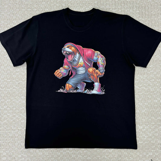 Мъжка тениска черна "BEAST"