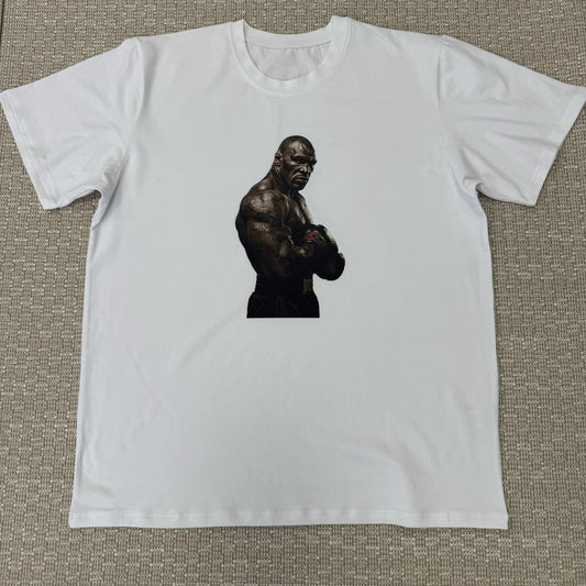 Мъжка тениска бяла "MIKE"